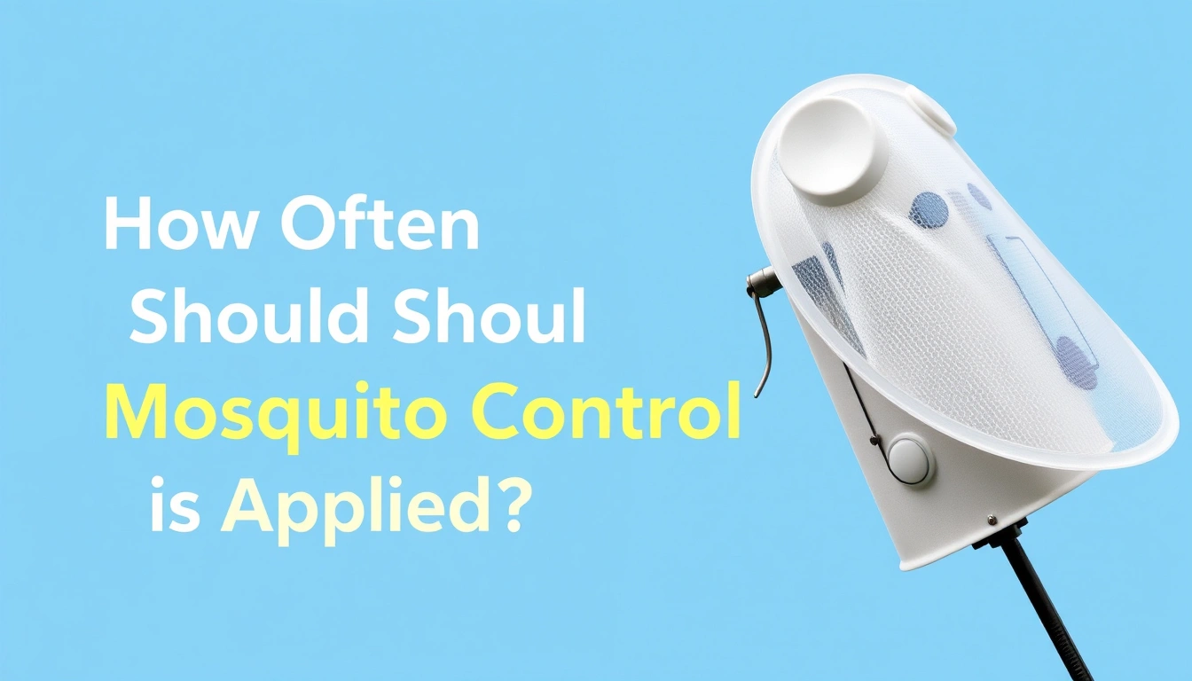 How Often Should Mosquito Control Be Applied?