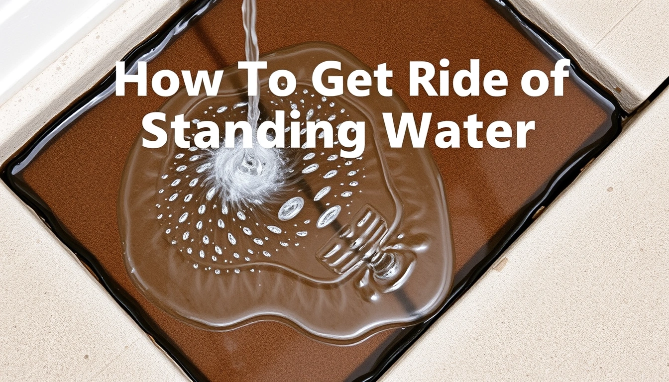 How to Get Rid of Standing Water Around Your Property