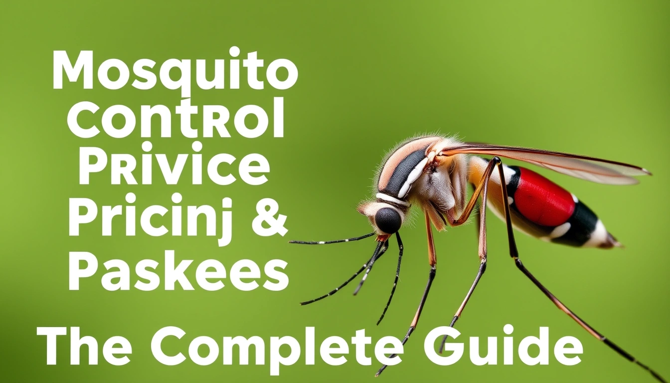 Mosquito control service pricing and packages — The Complete Guide