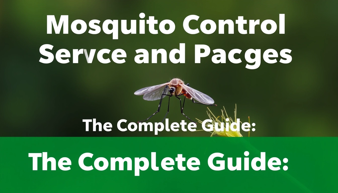 Mosquito control service pricing and packages — The Complete Guide