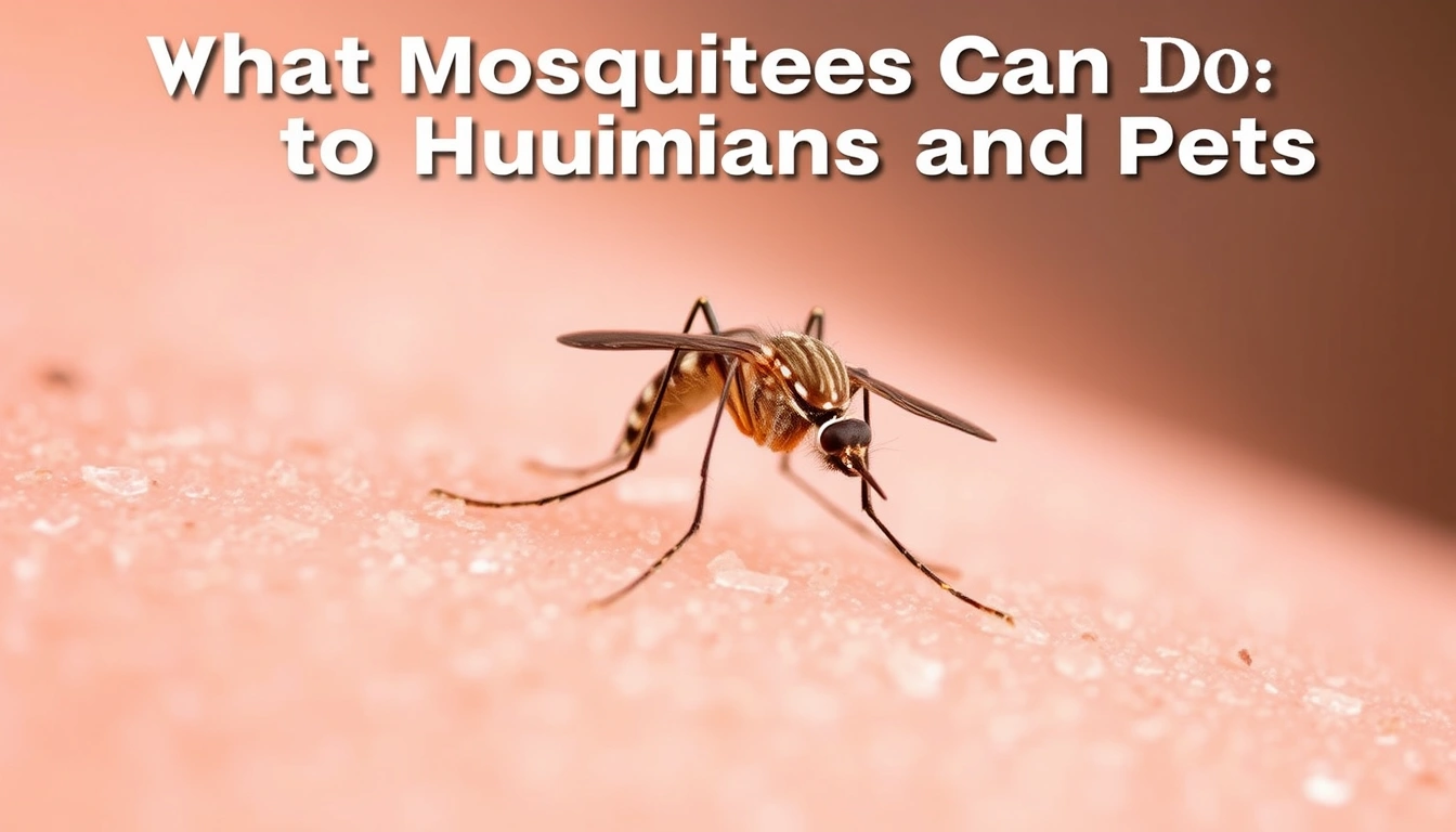 What Mosquitoes Can Do to Humans and Pets What Mosquitoes Can Do to Humans and Pets